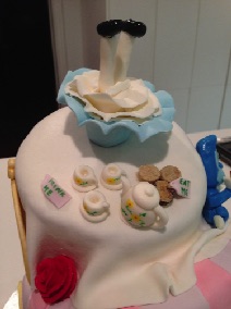 Alice in Wonderland Bridal Shower Cake Alice in Wonderland Bridal Shower Cake